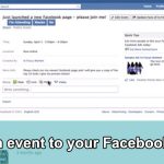 Add an event to your Facebook Page